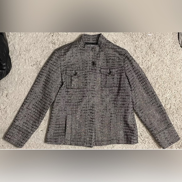 Chico's Jackets & Blazers - CHICO’S brown bronze long sleeve jacket 1 medium m 8